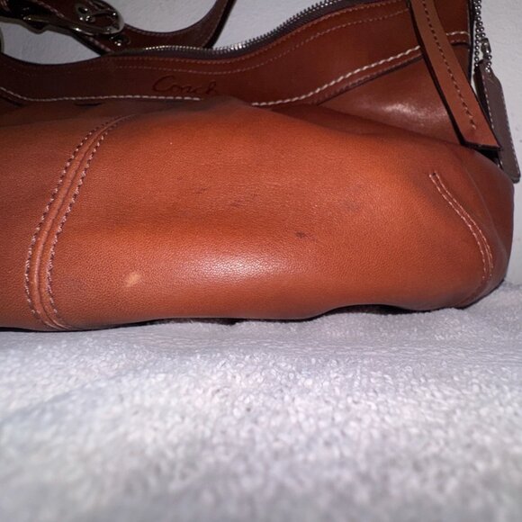 Coach Brown Leather Shoulder Bag - Picture 14 of 14